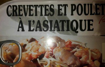 Crevettes et poulet à l'asiatique