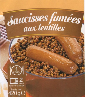Saucisses Fumées aux Lentilles