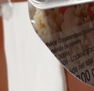 Taboulé à la Volaille front packaging