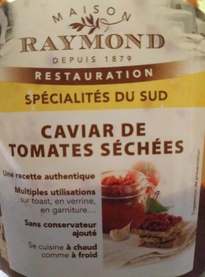 Caviar de tomates séchées