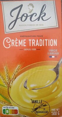 Crème tradition front packaging