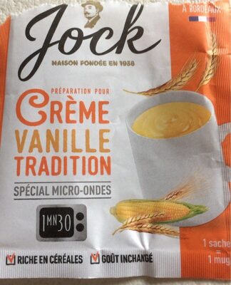 Crème vanille tradition front packaging