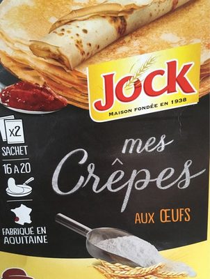 Mes crêpes aux oeufs front packaging