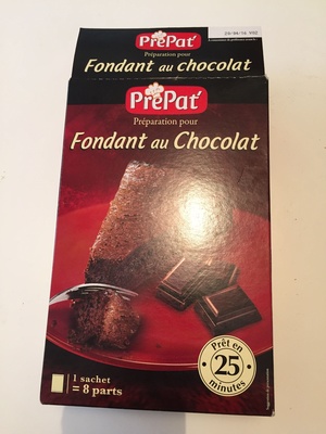 Préparation pour Fondant au Chocolat
