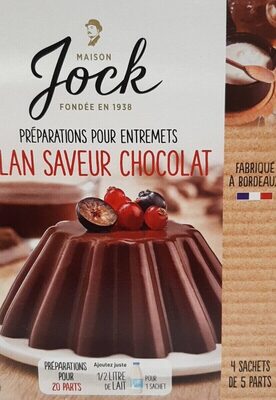 Flan saveur chocolat