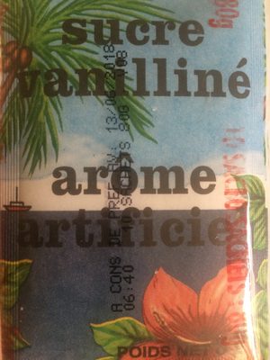 Sucre Vanillé front packaging