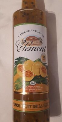 Liqueur antillaise Clément PUNCH FRUIT DE LA PASSION