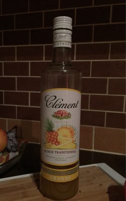 Liqueur PUNCH antillaise ANANAS front packaging