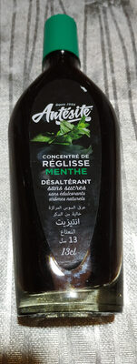 concentré de réglisse menthe front packaging