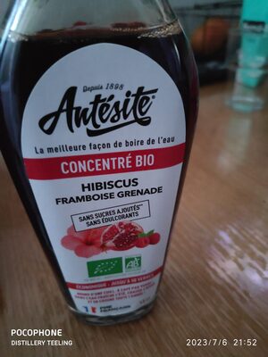Concentré Hibiscus Framboise Grenade BIO