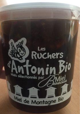 Miel de montagne bio front packaging