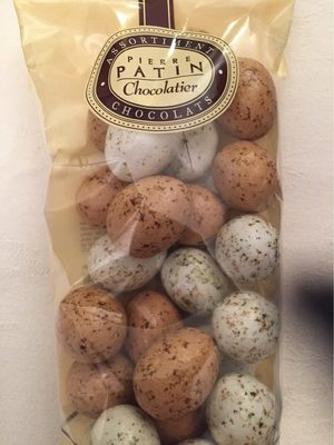 Assortiment d'oeufs au praliné