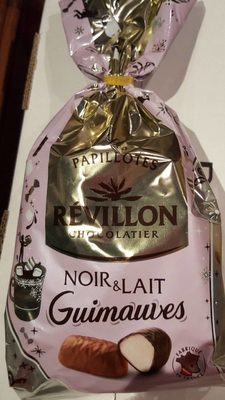 Papillotes  noir  et lait Guimauves