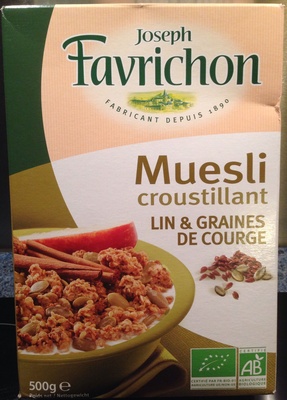 Muesli Croustillant Lin & Graines de Courge
