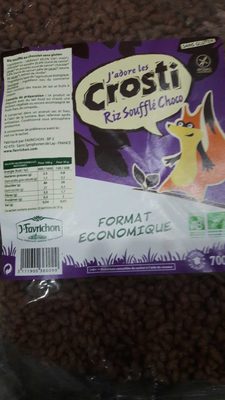 Riz soufflé au chocolat sans gluten