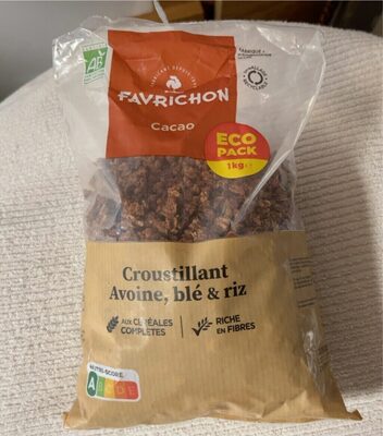 Croustillant Avoine, Blé & Riz front packaging