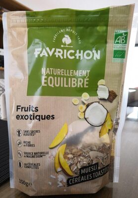 Muesli Céréales Toastées Fruits exotiques