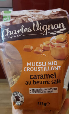Muesli Bio Croustillant Caramel beurre salé