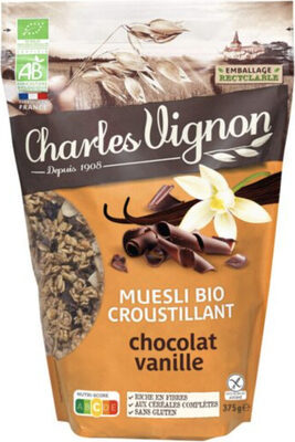 Muesli croustillant chocolat vanille
