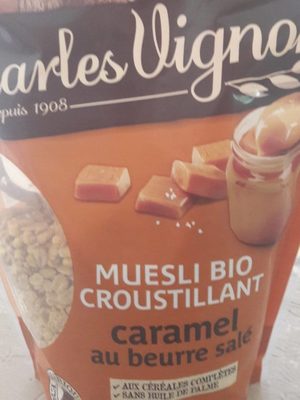 Muesli bio croustillant caramel au beurre salé