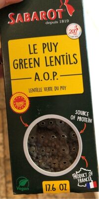 Le puy green lentils