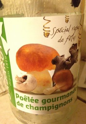 Poêlée gourmande de champignons front packaging