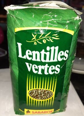 Lentilles vertes front packaging