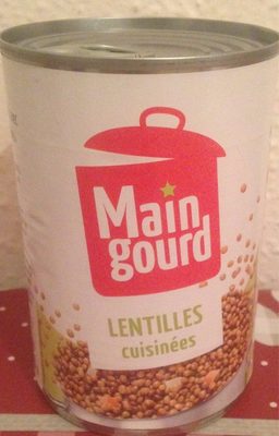 Lentilles cuisinées