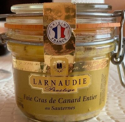 Foie gras de canard entier au Sauternes