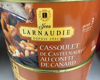 Cassoulet de Castelnaudary au confit de canard