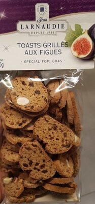 Toast grillés aux figues front packaging