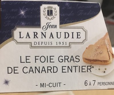 Foie gras de canard entier