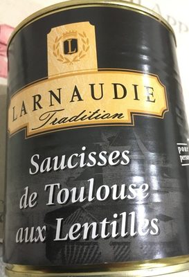 SAUCISSES DE TOULOUSES AUX LENTILLES