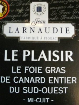 Foie gras de canard entier mi cuit