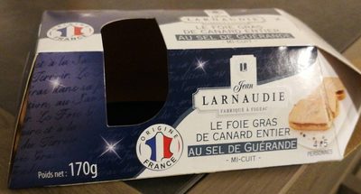 Foie gras de canard entier au sel de Guérande