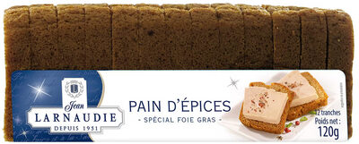 Pain d'épices spécial foie gras front packaging