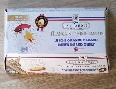 Le foie gras de canard entier du sud ouest