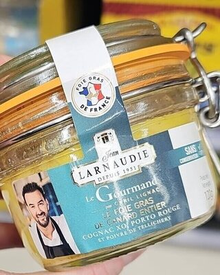 Le Gourmand Le Foie gras de canard entier Cognac XO Porto Rouge Poivre de Tellichery