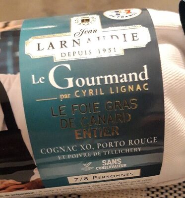 Le Gourmand - Le Foie gras de canard entier Cognac XO, Porto rouge