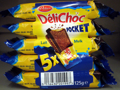 Chocolat au lait Délichoc Pocket