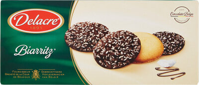 Biscotti con cioccolato superiore front packaging