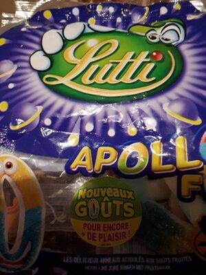 Apollo, Anneaux Aux Goûts Fruités, Confiserie Gélifiée Acidulée, Paquet De 275 Grammes, Marque Lutti