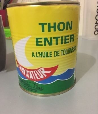 Thon entier à l'huile de tournesol