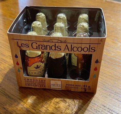 Chocolat noir fourré à la liqueur