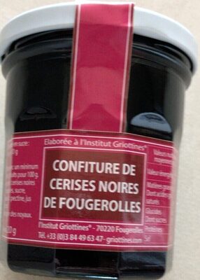 confiture de cerises noires