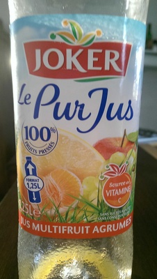 Le Pur Jus Jus multifruit agrumes front packaging