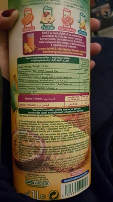 Association de fruits aux saveurs exotique