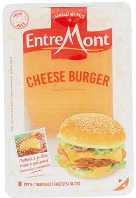 Entremont Cheese Burger Slices 120G