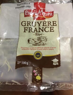 Gruyere france rapé