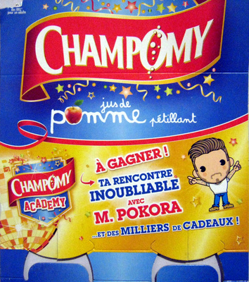 Jus de pomme pétillant Champomy (pack de 2) front packaging